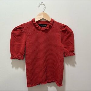 Catherine Malandrino Smocked Blouse NWOT
